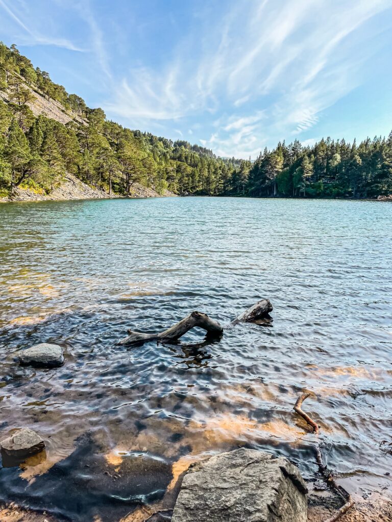 glenmore campsite, lake